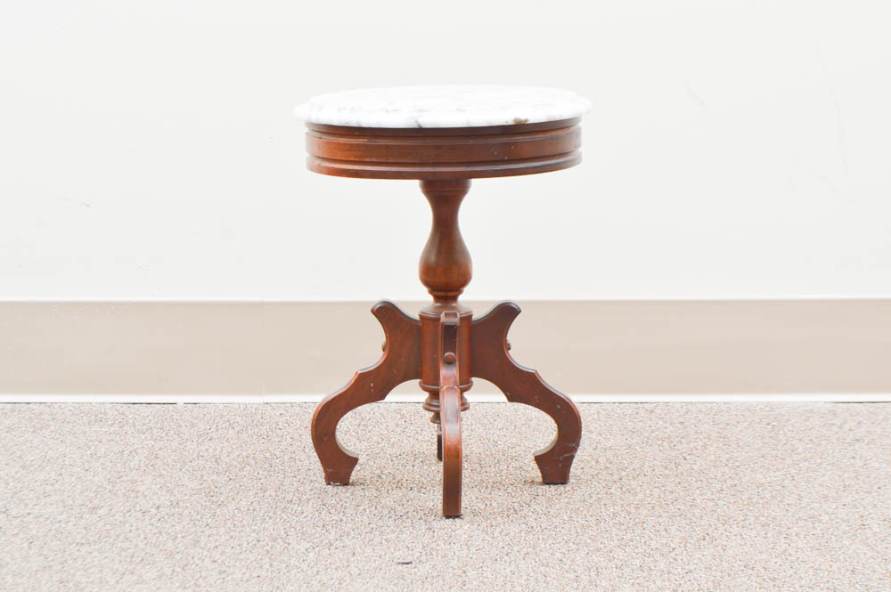 victorian side table marble top victorian side table with marble top ebth victorian side table marble top victorian side table with marble top ebth